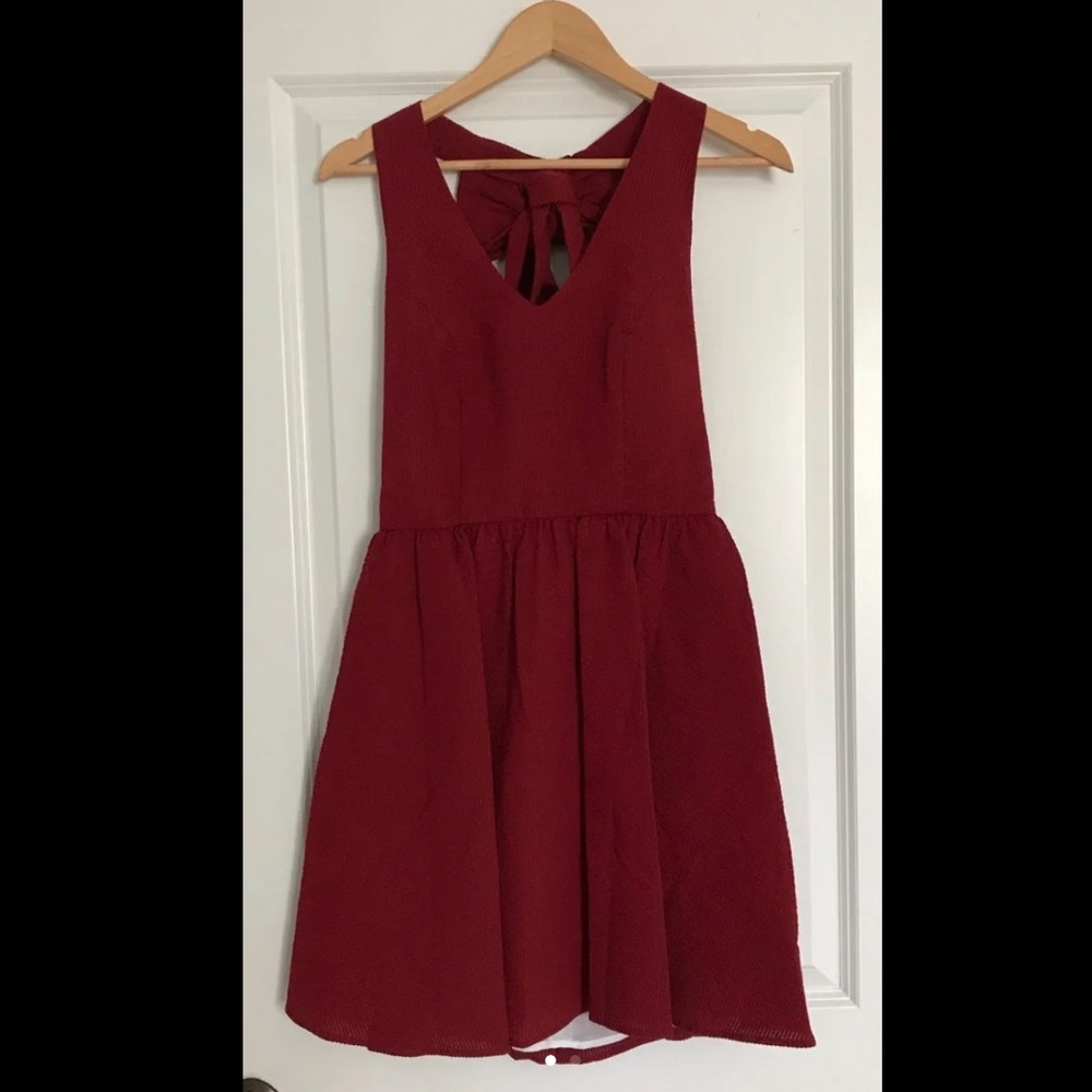 Lauren James bow back dress Augusta